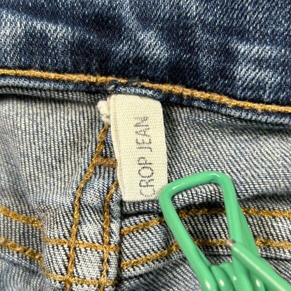 Rag & Bone Womens Size 25 Low Rise Crop Raw Hem Denim Jeans USA‎ Made - Picture 7 of 9